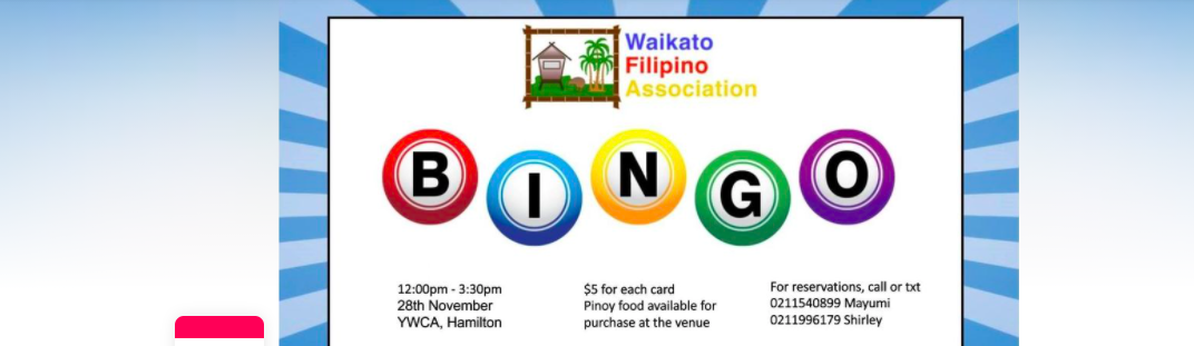 Fundraising BINGO for Buhi, Camarines Sur